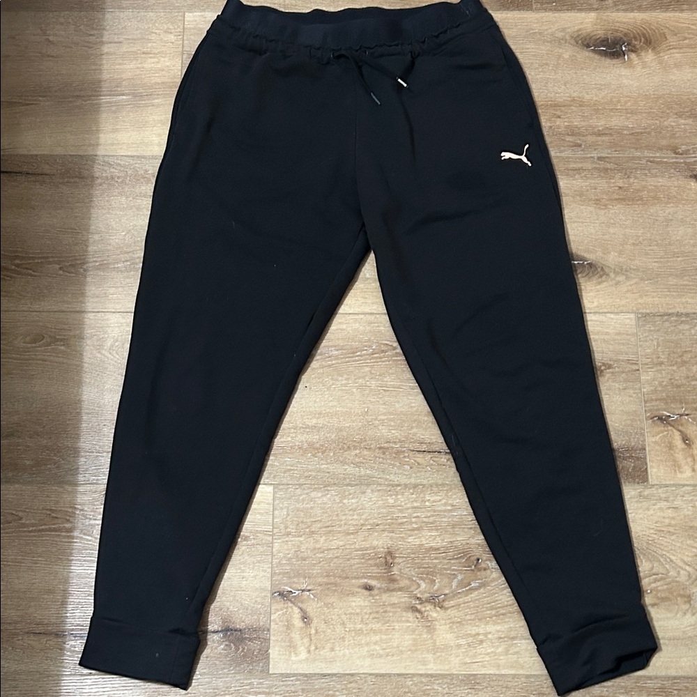 Puma Black Casual Joggers